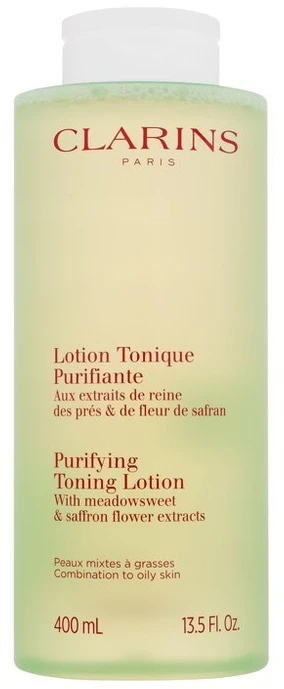„Clarins“ kombinuotas/riebus valomasis toninis losjonas veidui, 400 ml