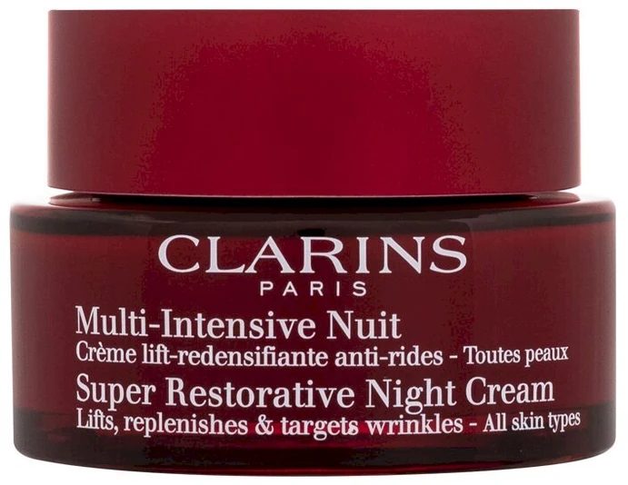 Clarins Super Restorative Night Kreminis Night Skin Kreminis moterims, 50 ml