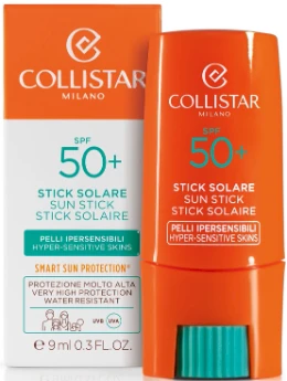 Collistar Perfect Tanning Clear Sun Stick Spf50 pieštukas apsaugantis nuo saulės 8g