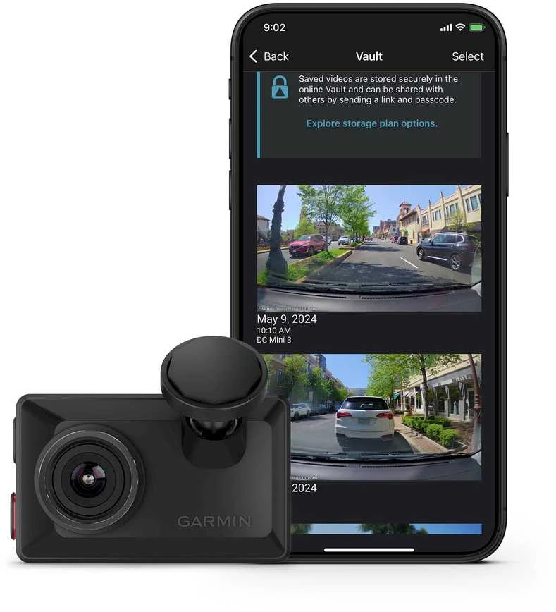 Garmin Dash Cam™ X310  4K vaizdo registratorius su jutikliniu ekranu, 140 laipsnių apžvalgos lauku ir integruotu poliarizatoriumi „Clarity™“