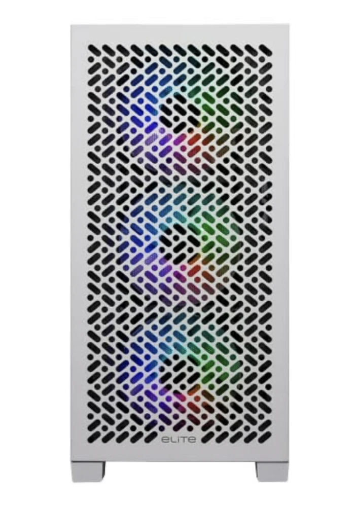 „Cooler Master Elite 302 ARGB Balta“ korpusas (E302-WGNN-S00)