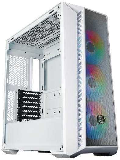 Cooler Master dėklas MasterBox 520 Baltas, ATX, be maitinimo, permatomas šonas, baltas