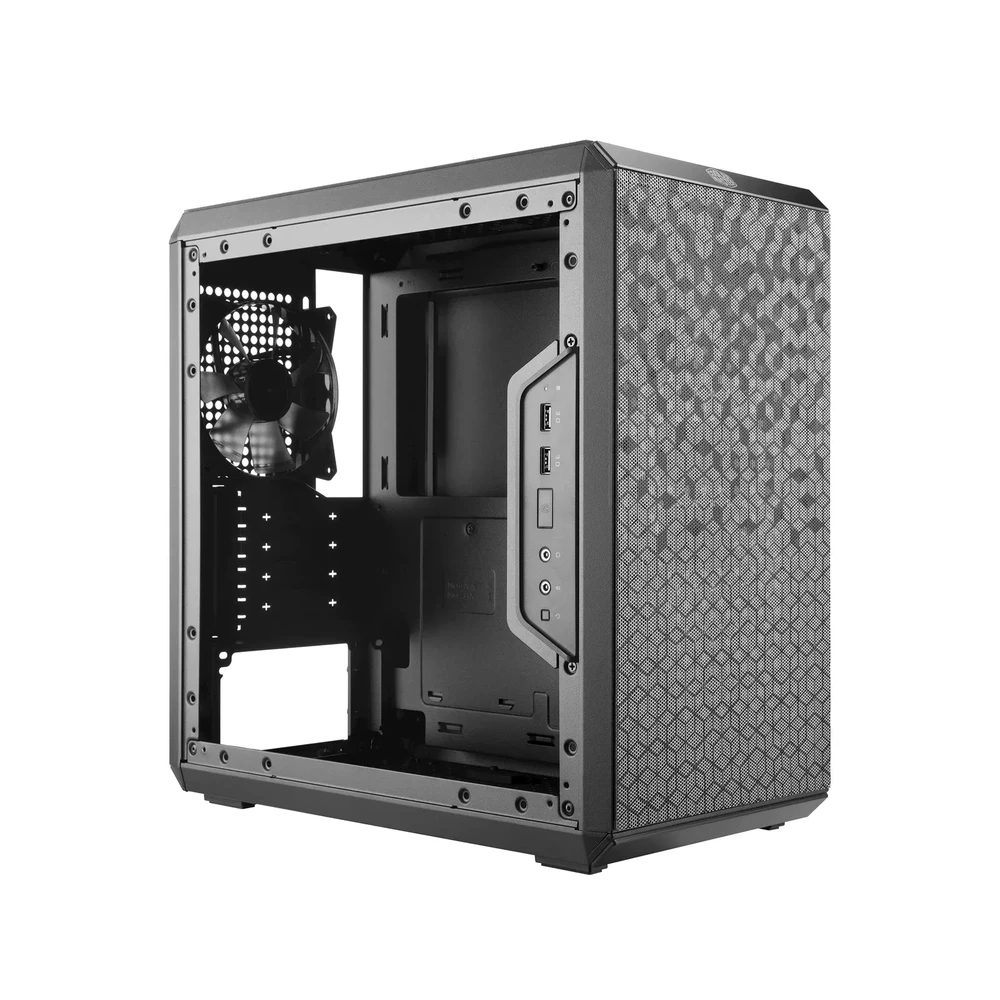 Cooler Master MasterBox Q300L MCB-Q300L-KANN-S00 Šoninis langas, USB 3.0 x 2, Mic x1, Spk x1, Juodas, Micro ATX, Maitinimo šaltinis yra Ne