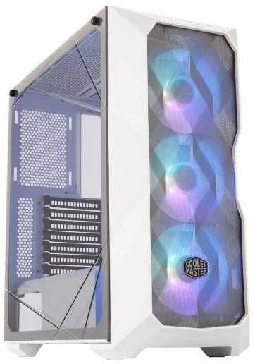 COOLER MASTER PC dėklas MasterBox TD500 V2 Mesh ARGB baltas