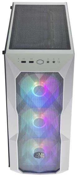 COOLER MASTER PC dėklas MasterBox TD500 V2 Mesh ARGB baltas