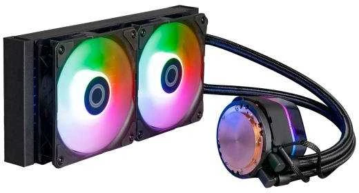 Procesoriaus Aušintuvas - Cooler Master MasterLiquid 240 ARGB Baltas