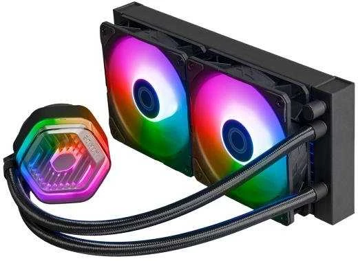 Procesoriaus Aušintuvas - Cooler Master MasterLiquid 240 ARGB Baltas