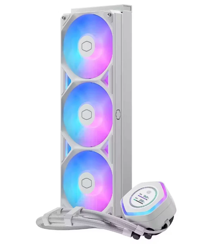 Carruzzo Cooler Master MasterLiquid Atmos II 360 LCD Juodas Procesorius Aušinimo skysčiu rinkinys 12 cm Juoda 1 vnt