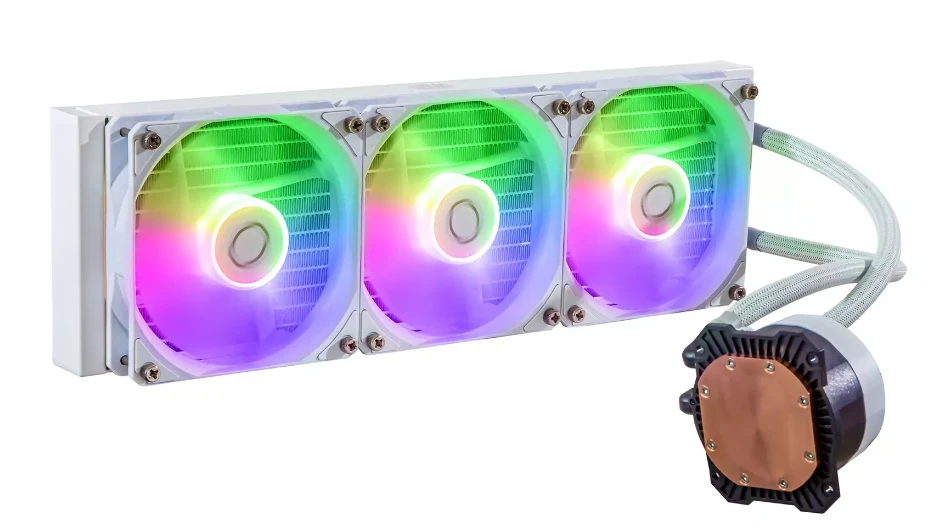 COOLER MASTER CPU vandens aušinimas Masterliquid 360L Core ARGB Baltas