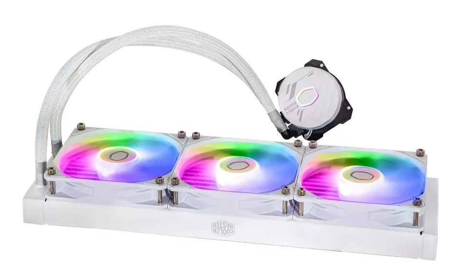 COOLER MASTER CPU vandens aušinimas Masterliquid 360L Core ARGB Baltas