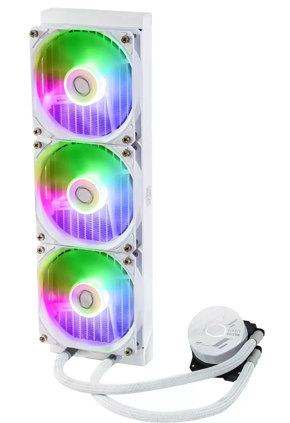 COOLER MASTER CPU vandens aušinimas Masterliquid 360L Core ARGB Baltas