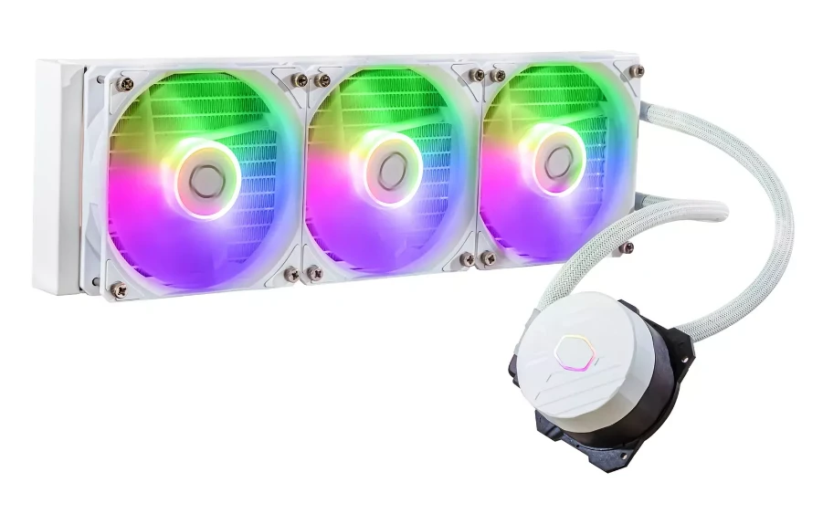 COOLER MASTER CPU vandens aušinimas Masterliquid 360L Core ARGB Baltas