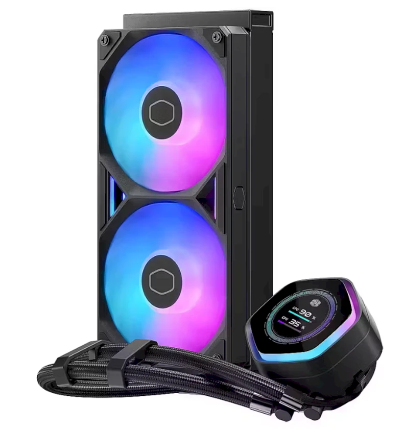 Cooler Master MasterLiquid Atmos 240 su LCD ekranu