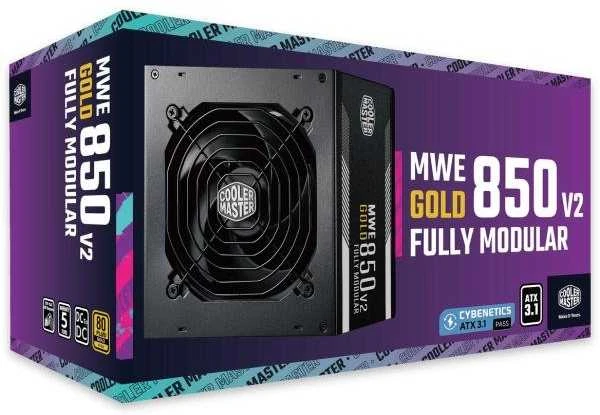 „Cooler Master“ MWE 850W V2 80+ Gold ATX 3.1 kompiuterio korpusas