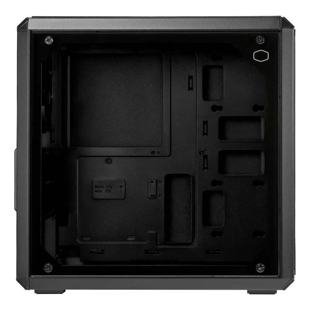 Cooler Master | Mini Tower kompiuterio dėklas | Q300L V2 | Juodas | Micro ATX, Mini ITX | Komplekte maitinimo blokas Nr
