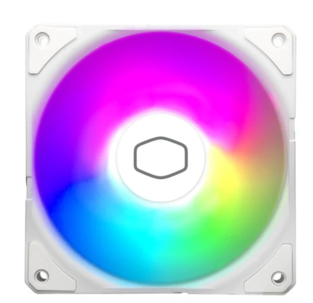 Cooler Master SickleFlow Edge 120 ARGB – baltas, šviečiantis