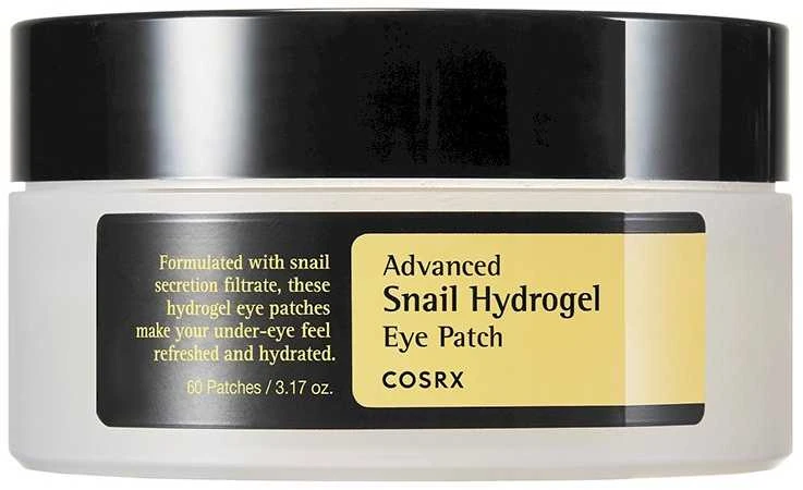 COSRX Hydrogel akių pagalvėlės su sraigių sekretu Advanced Snail (Hydrogel Eye Patch) 60 vnt.