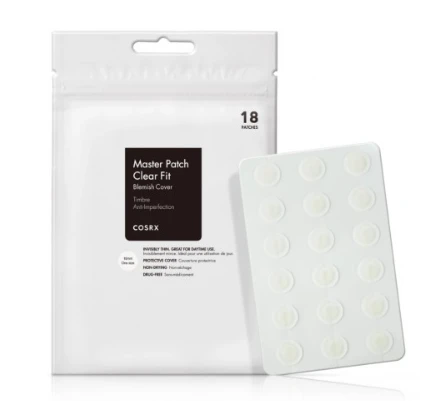 COSRX Clear Fit Master Patch veido pleistrai probleminei odai, 18 vnt.