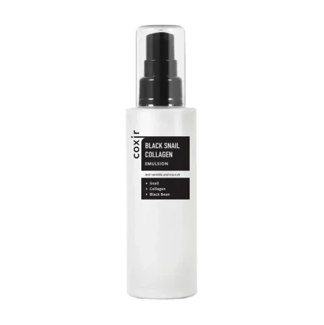 Coxir Juodas Snail Collagen Emulsion veido emulsija, 100 ml