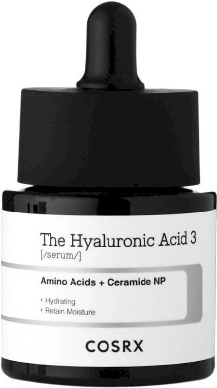 COSRX The Hyaluronic Acid 3 Serum Intensyviai drėkinantis serumas su 3% hialurono rūgštimi, 20 ml