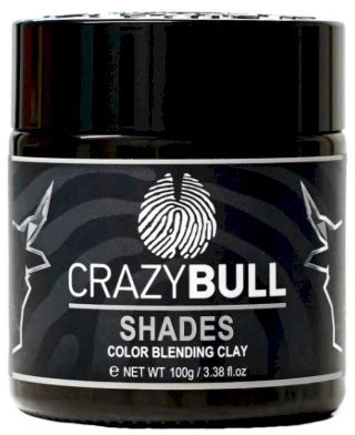 Crazy Bull „Shades“ spalvų pasiskirstymo molis plaukų formavimui ir paryškinimui, 100 g