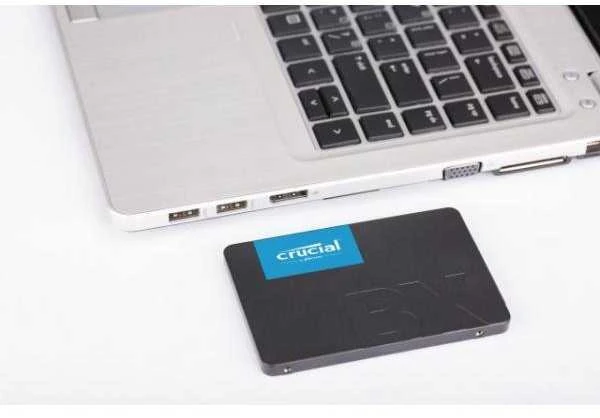 Kietasis diskas SSD Crucial BX500 500GB, Rašymo greitis 500 MB/s, Skaitymo greitis 550 MB/s