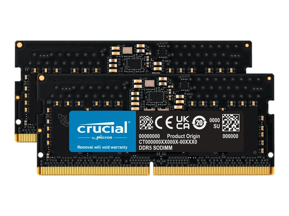 Nešiojamo kompiuterio atmintis Crucial Labai svarbus 16 GB DDR5-5600 SODIMM CL46 (16 Gbit)