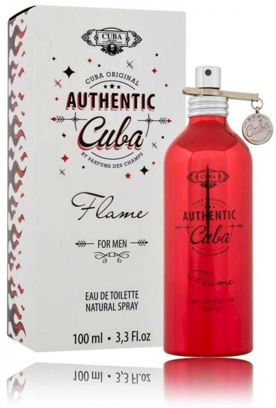 Cuba Authentic Flame EDT tualetinis vanduo vyrams, 100 ml
