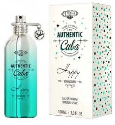 Cuba Authentic Happy EDP parfumuotas vanduo moterims, 100 ml