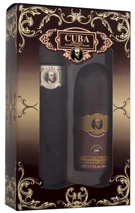 Cuba Gold rinkinys vyrams (EDT, 100 ml + dezodorantas, 50 ml)