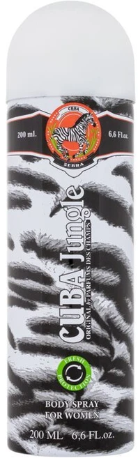 Cuba Jungle Zebra Dezodorantas moterims, 200 ml