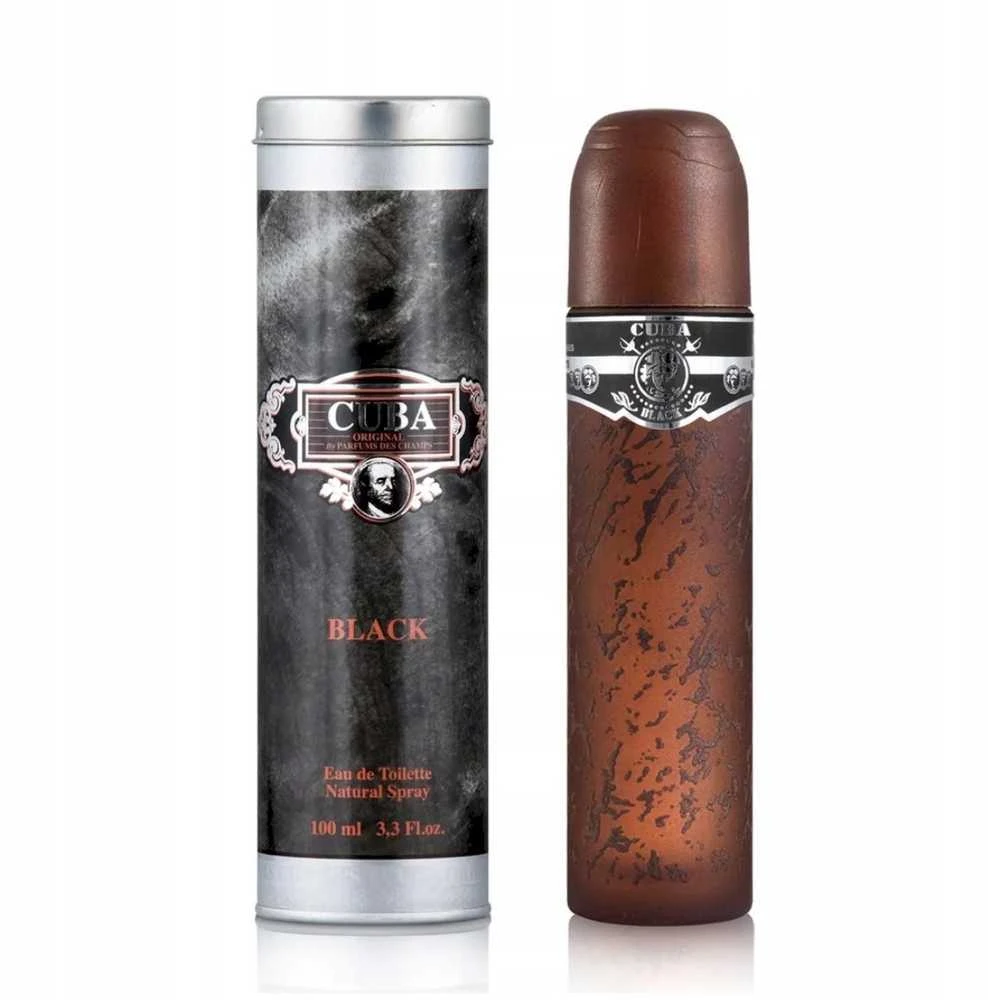 Cuba Juodas EDT tualetinis vanduo vyrams, 100 ml