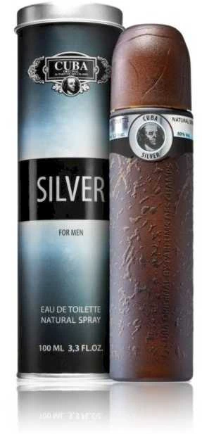 Cuba Sidabrinis EDT tualetinis vanduo vyrams, 100 ml
