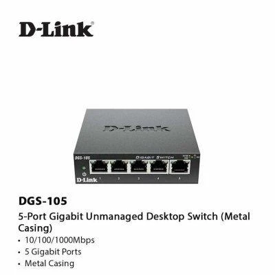 Šakotuvas D-Link DLINK DGS-105/E 5 prievadų Gigabit jungiklis