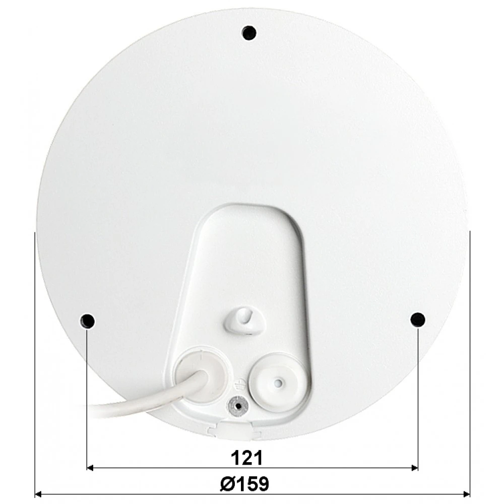 Dahua HD-CVI kamera kupolinė 4MP, IR iki 30m. 2.8mm. 112.7°, IK10, IP67, 1/1.8" sensorius