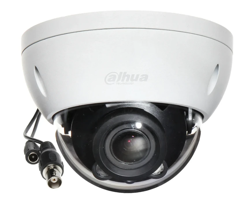 Dahua HD-CVI kupolinė kamera 5MP su IR iki 30m. 2.7~12mm 98°~34°, IP67, IK10, Lite serija