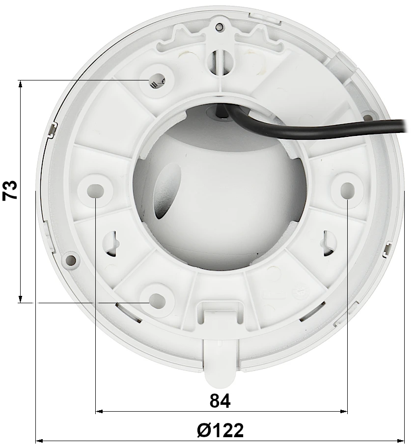 Dahua HD-CVI kam. STARLIGHT kupolinė 2MP su LXIR iki 30m, 3.6mm obj., 86°, WDR, su mikrofonu