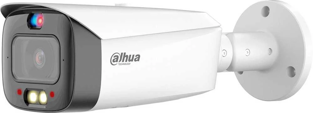 Dahua IP kamera HFW3849T1-AS-PV. 8MP VISIŲ SPALVŲ. LED pašvietimas iki 30m. 2,8 mm 106°, PoE, IP67, SMD