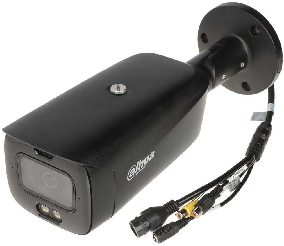 Dahua Technology FULL IP kamera HFW3849T1-AS-PV-S4 3.6 mm. 8MP spalvota. IR LED apšvietimas iki 30 m. SMD, IVS.