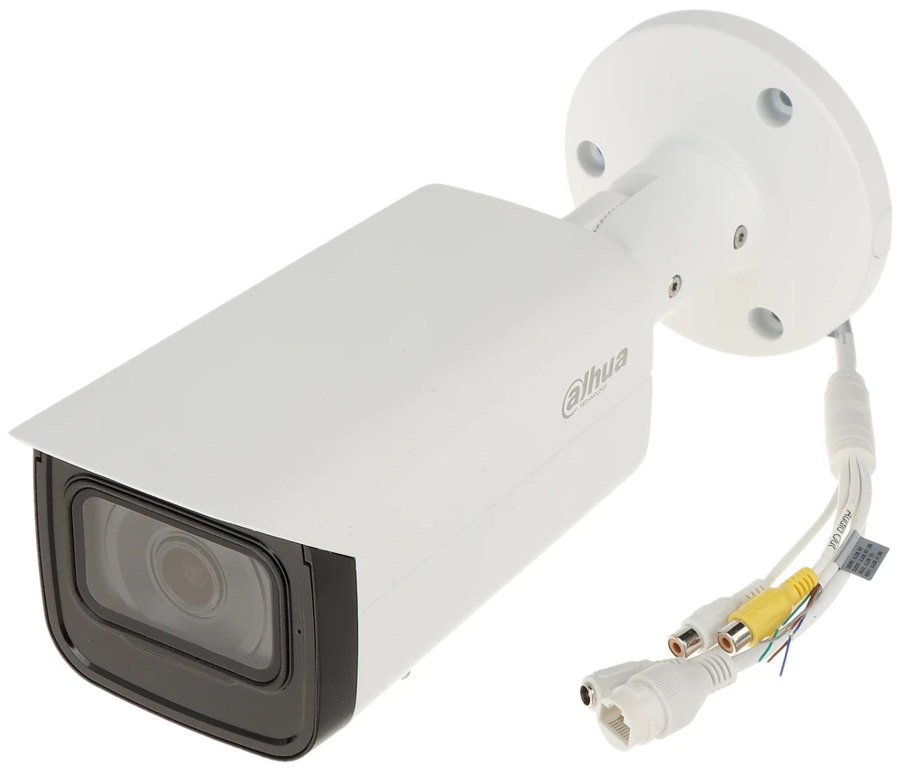 Dahua IP kam. AI 5M 2K Cilind. STARLIGHT su LXIR iki 80m, 5MP(2592 × 1944) 1~20fps, 3.6mm, H.265+, ePoE