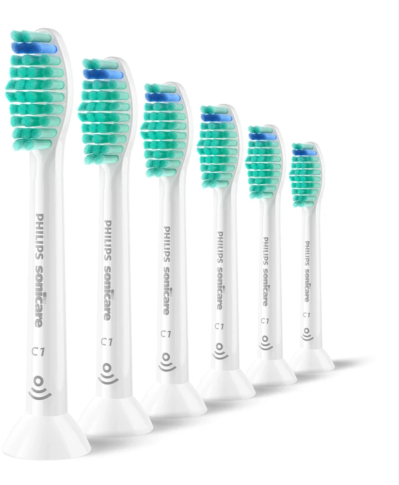 Šešios Philips Sonicare ProResults galvutės, C1 modelis