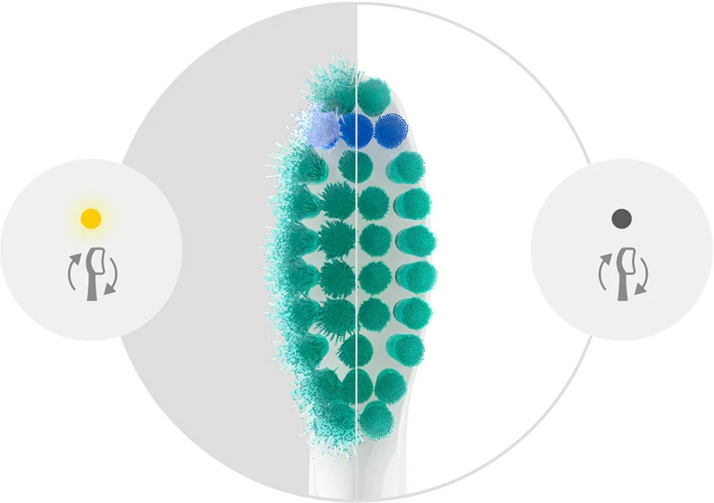 6 dalių šepetėlių galvučių pakuotė Philips Sonicare ProResults HX6016/87, Baltos spalvos