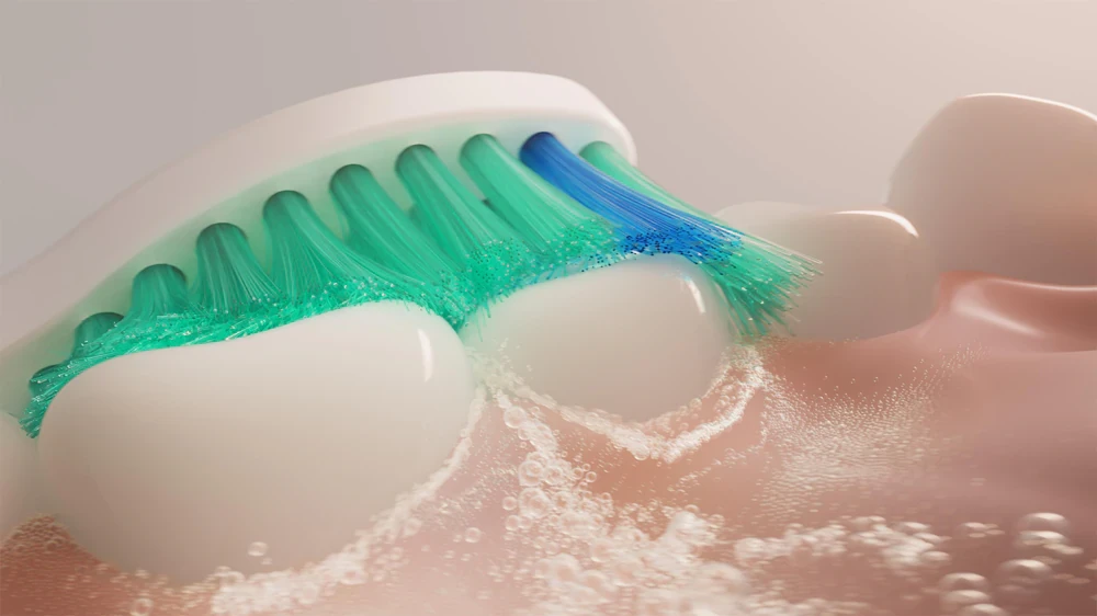 6 dalių šepetėlių galvučių pakuotė Philips Sonicare ProResults HX6016/87, Baltos spalvos