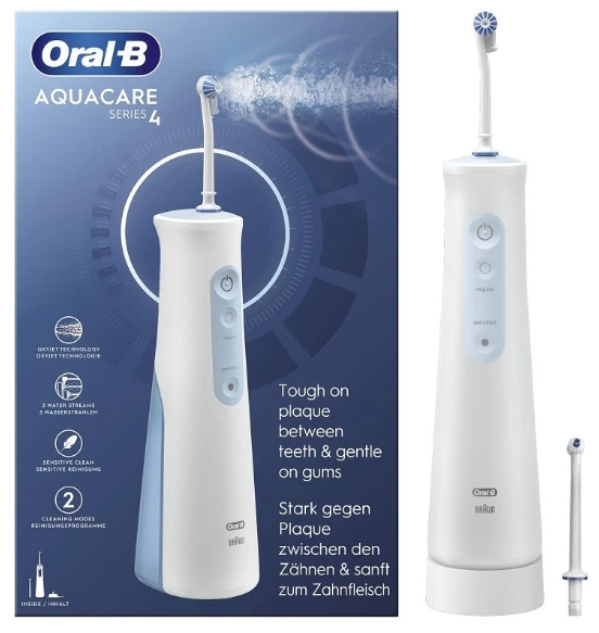 "Oral-B Aquacare Series 4" burnos irigatorius