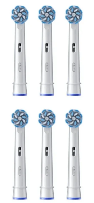 Braun Oral-B Jautrus Clean, 6 vnt., Balta, 3 mėnesiai, Ypač minkštas, Oral-B, Dėžutė