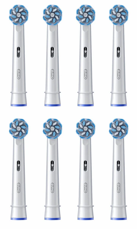 Oral-B Pro Jautrus Clean Replaceable Dantų šepetėlis Heads | Heads | Suaugusiems | Šepetėlių skaičius galvutės įeina 8 | Baltas