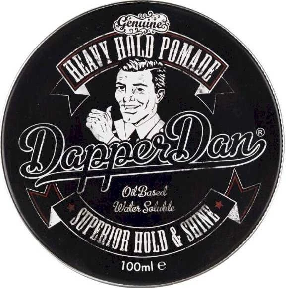Dapper Dan Heavy Hold Pomade stiprios fiksacijos ir spindesio plaukų pomada, 100 ml