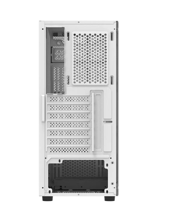 Darkflash A290 kompiuterio dėklas + 3 ventiliatoriai (balti)