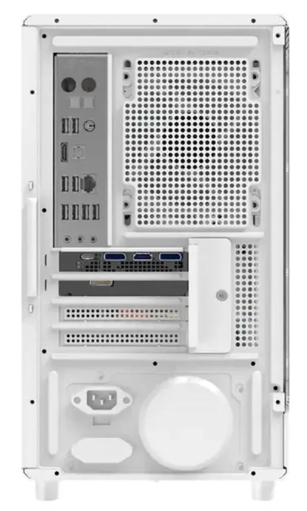 Darkflash DB330M Mesh kompiuterio korpusas baltos spalvos