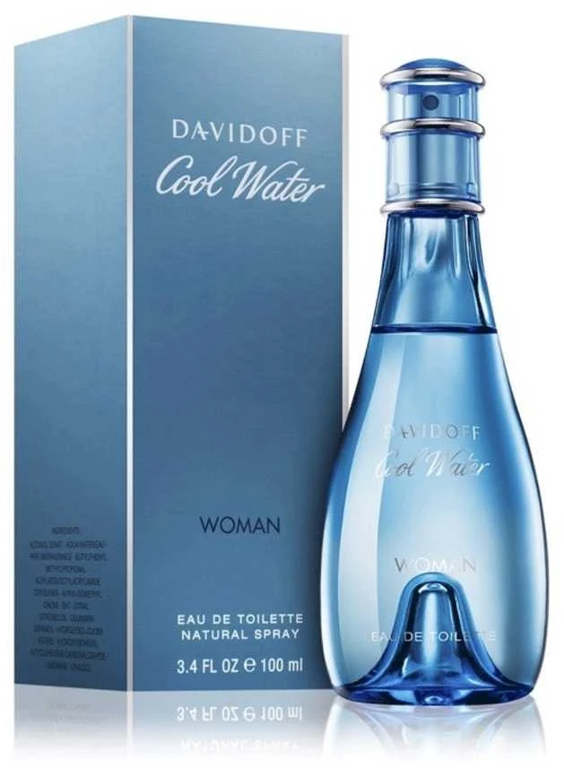 Davidoff Cool Water Woman EDT tualetinis vanduo moterims, 200 ml